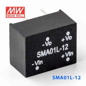 SMA01L-12  1W  5V-12V  非稳压单路输出明纬DC-DC转换模块电源