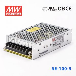 SE-100-5 100W 5V20A单组输出通用型内置有外壳CCC认证明纬开关电源(SE系列-内置有外壳)