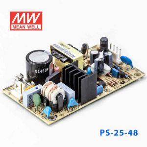 PS-25-48  25W  48V 0.5A  单路输出无外壳PCB板明纬开关电源