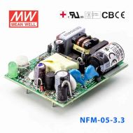 NFM-05-3.3  5W  3.3V 1.25A  微漏电PCB板单路输出板上插装型医用明纬开关电源