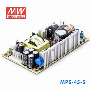 MPS-45-5 45W 5V8A 单路输出微漏电医用无外壳明纬开关电源