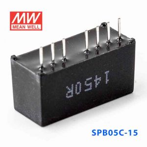 SPB05C-15 3W  36~72V 输入 15V 稳压单路输出明纬DC-DC转换模块电源