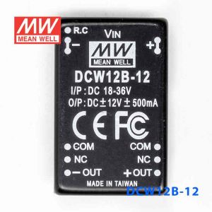 DCW12B-12  12W  18~36V  输入  ±12V  稳压双路输出明纬DC-DC转换模块电源