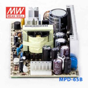 MPD-65B  65W +5V 6A +24V 2.6A  双路输出微漏电医用无外壳明纬开关电源