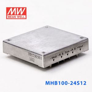 MHB100-24S12 100W 18~36V 输入 12V8.3A稳压单路输出明纬DC-DC转换电源 