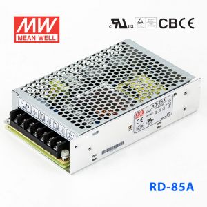 RD-85A台湾明纬5V12V 双路开关电源85W直流稳压5V8A+12V4A