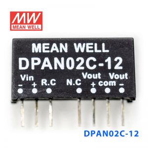 DPAN02C-12 2W 36~75V 转±12V 83mA非稳压双路输出DC-DC模块电源