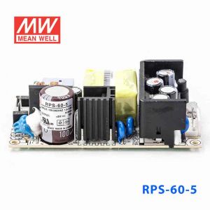 RPS-60-5  60W   5V  11A   单路输出微漏电低空载损耗小尺寸医用无外壳明纬开关电源