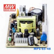 MPS-65-48 65W 48V1.35A 单路输出微漏电医用无外壳明纬开关电源