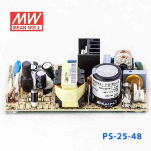 PS-25-48  25W  48V 0.5A  单路输出无外壳PCB板明纬开关电源