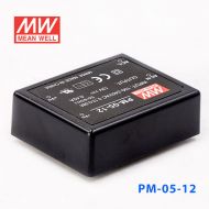 PM-05-12  5W  12V 0.42A  微漏电塑封Class2单路输出板上型医用明纬开关电源