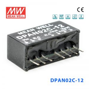 DPAN02C-12 2W 36~75V 转±12V 83mA非稳压双路输出DC-DC模块电源