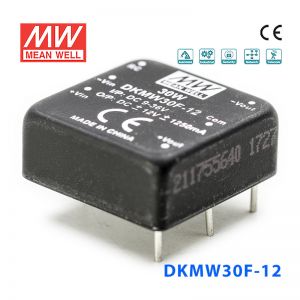 DKMW30F-12 30W 9~36V 转 ±12V 1.25A 非稳压双路输出DC-DC模块电源