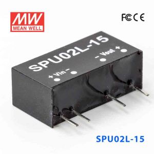 SPU02L-15  2W  5V-15V  非稳压单路输出明纬DC-DC转换模块电源