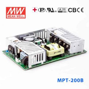 MPT-200B  200W +5V 24A +12V 7.2A -12V 2.4A  三路医疗电源