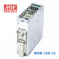 WDR-120-12 120W 12V10A 输出PFC高效率高输入电压DIN导轨电源