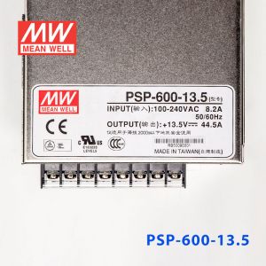 PSP-600-13.5  600W  13.5V 44.5A  单路输出带功率因素校正可并联明纬开关电源