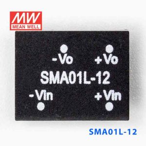 SMA01L-12  1W  5V-12V  非稳压单路输出明纬DC-DC转换模块电源