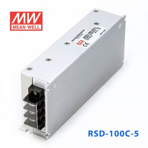 RSD-100C-5  100W  28.8~67.2V 输入  5V 20A  输出铁道专用明纬DC-DC转换电源 