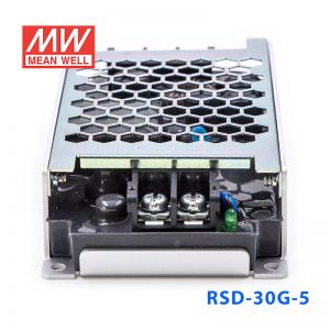 RSD-30G-5 30W 9~36V输入 5V 6A 输出铁道专用明纬DC-DC转换电源