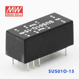 SUS01O-15  1W  48V-15V  非稳压单组输出明纬DC-DC转换模块电源