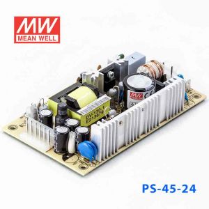 PS-45-24 45W  24V 1.9A  单路输出无外壳PCB板明纬开关电源