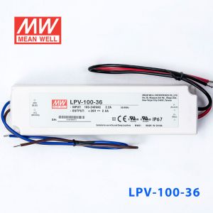 LPV-100-36    100W    36V   2.8A 明纬牌恒压输出IP67防水塑壳LED照明电源