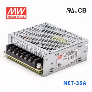 NET-35A  35W  +5V 4A +12V 1.5A -5V 0.5A  三路输出明纬开关电源(NE系列)