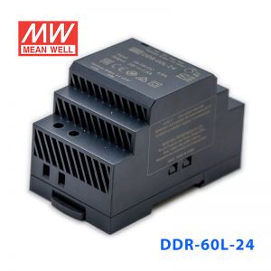 DDR-60L-24台湾明纬60W 18~75V输入 24V2.5A输出导轨型DC-DC电源