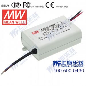 PCD-25-1400A  25W  1400mA 恒流有PFC塑壳防水可控硅调光LED电源 输入电压为115V(90~135VAC)