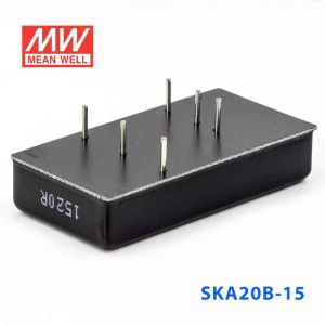 SKA20B-15  20W  18~36V  输入 15V 1.33A  稳压单路输出明纬DC-DC转换模块电源