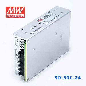 SD-50C-24 50W  36~72V  输入 24V 2.1A  输出有外壳明纬DC-DC转换电源