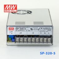 SP-320-5 320W 5V55A 单路输出带PFC功能CCC认证明纬开关电源