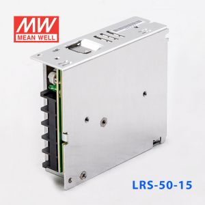 LRS-50-15 50W 12V 3.4A单路输出超薄型低空载损耗明纬开关电源