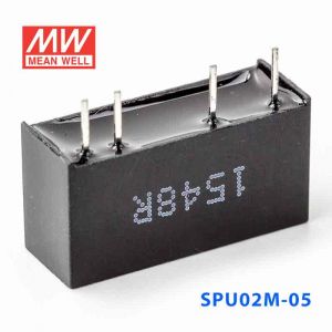 SPU02M-05  2W  12V-5V  非稳压单路输出明纬DC-DC转换模块电源