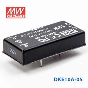 DKE10A-05  10W  9~18V  输入  ±5V  双路输出明纬DC-DC转换模块电源