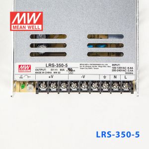 LRS-350-5 300W 5V60A输出（输入电压开关选择型)明纬超薄高性能开关电源