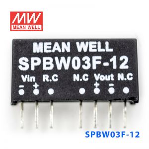 SPBW03F-12 3W 9~36V 转 12V 0.25A 稳压单路输出DC-DC模块电源