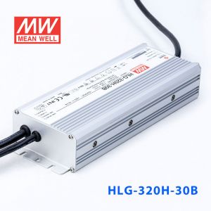 HLG-320H-30B  320W  30V 10.7A 强耐环境恒压+恒流PFC高效铝壳IP67防水LED电源(控制线三合一调光) 