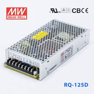 RQ-125D明纬+5V8A+12V2.5A+24V2A-12V0.5A四路开关电源124W四组