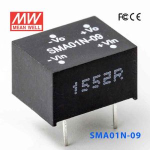 SMA01N-09  1W  24V-9V  非稳压单路输出明纬DC-DC转换模块电源