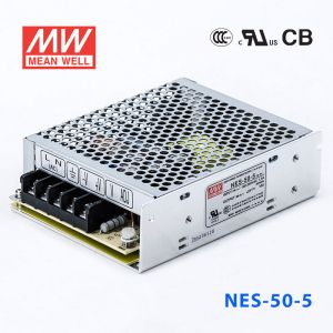 NES-50-5 50W 5V10A 单路输出CCC认证明纬开关电源(NE系列)