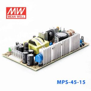 MPS-45-15 45W 15V3A 单路输出微漏电医用无外壳明纬开关电源