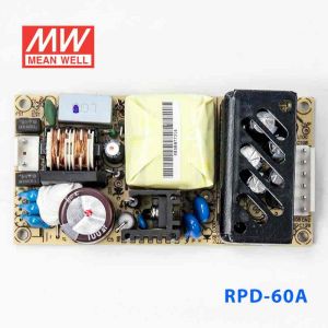 RPD-60A  60W  +5V 5.5A +12V 2.2A  双路输出微漏电低空载损耗小尺寸医用无外壳明纬开关电源