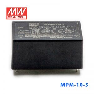 MPM-10-5台湾明纬10W 80~264V输入 5V2A输出绿色医疗基板型电源