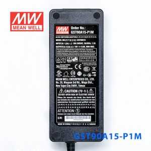 GST90A15-P1M 90W 15V6A高效能低空载损耗绿色节能桌上型适配器