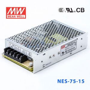 NES-75-15 75W 15V5A 单路输出CCC认证明纬开关电源(NE系列)