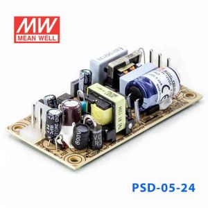 PSD-05-24  5W  36~72V  输入 24V 0.22A  单路输出PCB板明纬DC-DC变换电源