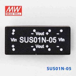 SUS01N-05  1W  24V-5V  非稳压单组输出明纬DC-DC转换模块电源