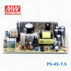 PS-45-7.5  45W  7.5V 5.4A  单路输出无外壳PCB板明纬开关电源